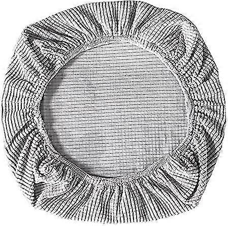 2pcs elastic spandex chair covers-washable - (silver)