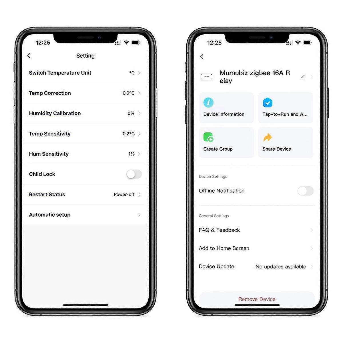 For Tuya Zigbee Smart Switch with Temperature Sensor 16A 3000W Wireless Smart Switch for Alexa Home