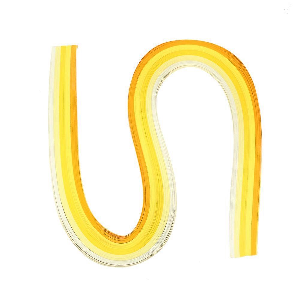 9 Gradient Colors 54cm Length DIY Paper Quilling Set Craft Tool(5mm width)