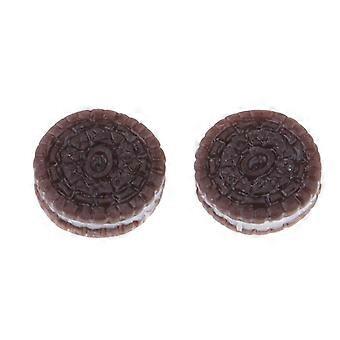 3x 1/12 Dockhus Miniatyrer 10st Chokladkex Kök Dekoration