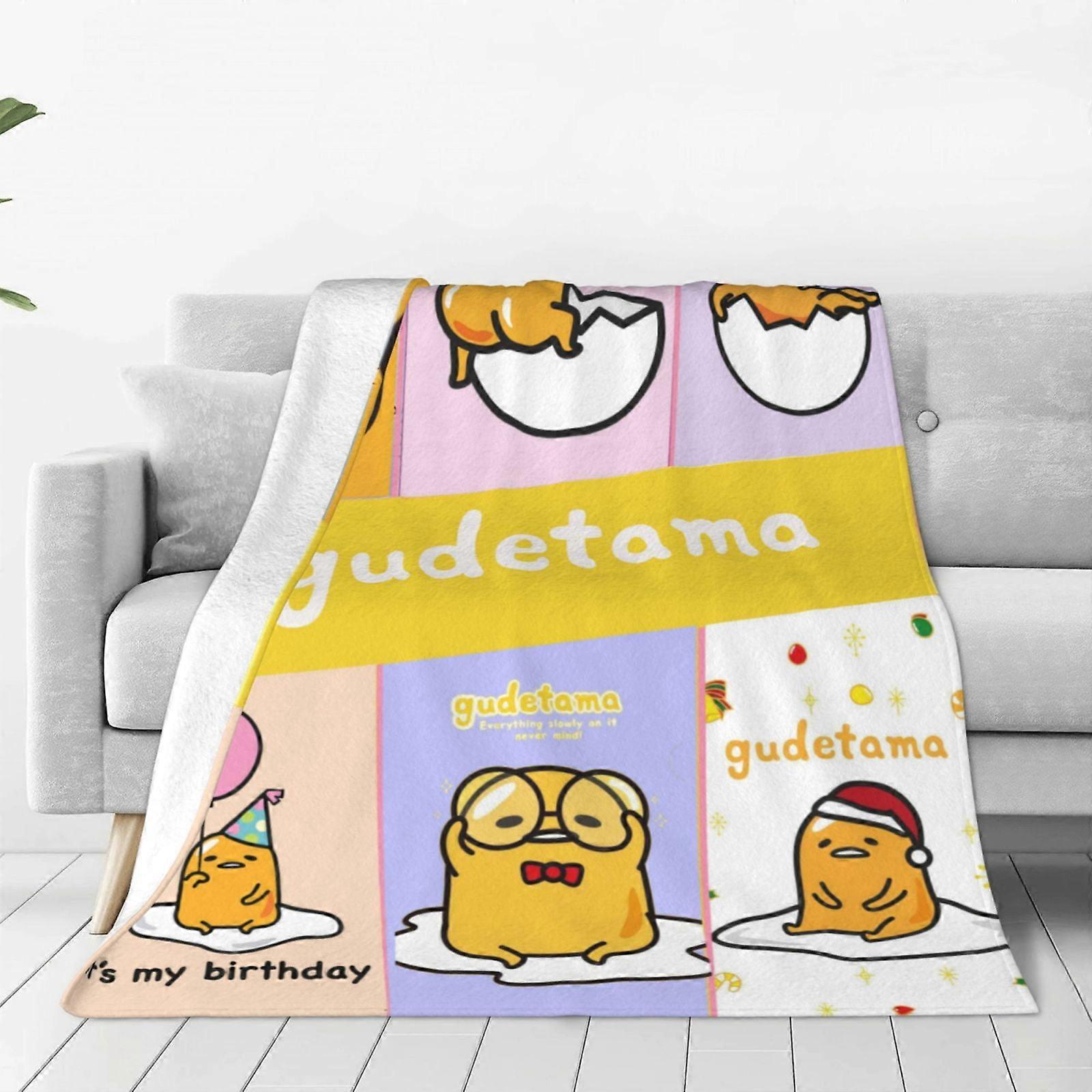 Gudetama Ultra-Soft Micro Fleece Blanket Throw All Season Fuzzy Lightweight Throw Blankets For Office Company Home Couch Bed Sofa Multiple sizes to ch
