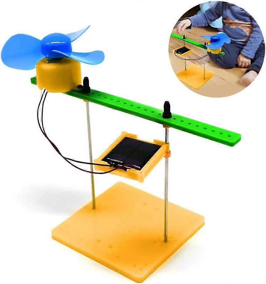 Solar Generator Kit Toy Science Physics Lab Learning Solar Energy Experiment For Kids Diy Assembly Fan Diy Physics Motor Circuit Device