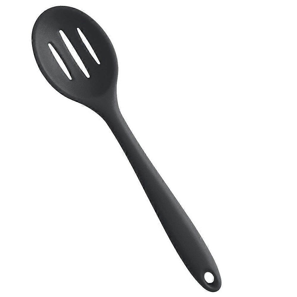 Silicone Slotted Spoon With Hygienic Solid Coating,Bonus 101 Cooking Tips
