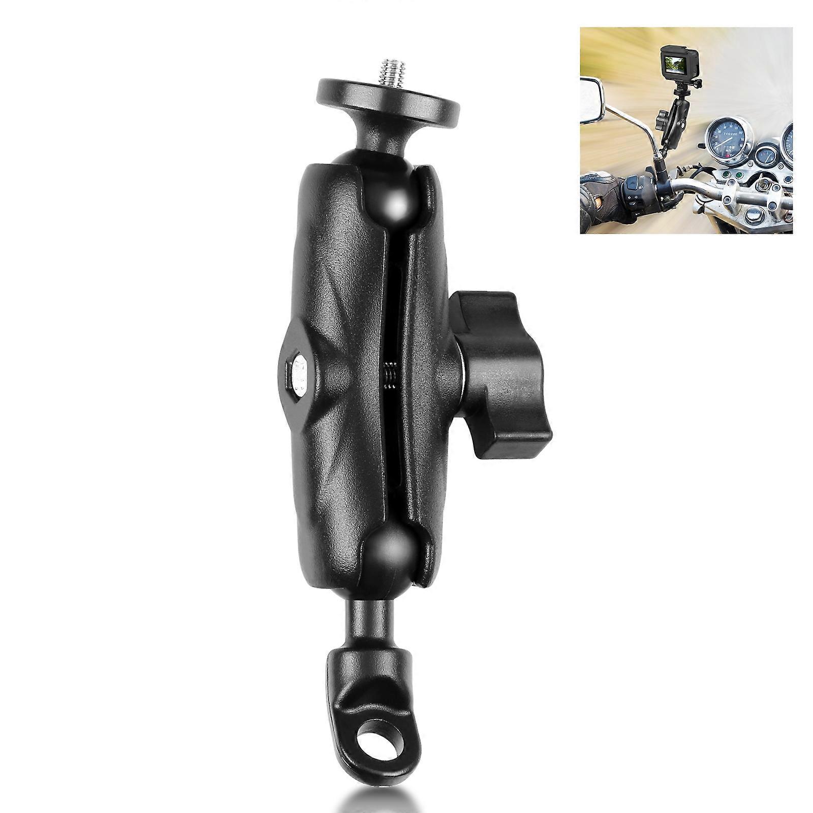 PULUZ Motorcycle Mirror Base Hole Fixed Mount for GoPro