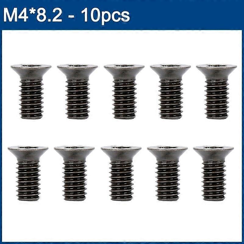 XCAN Wood Lathe Turning Tool Carbide Insert Cutter Screw 10pcs M4x82 M5x8 M6x8 Lathe Tools