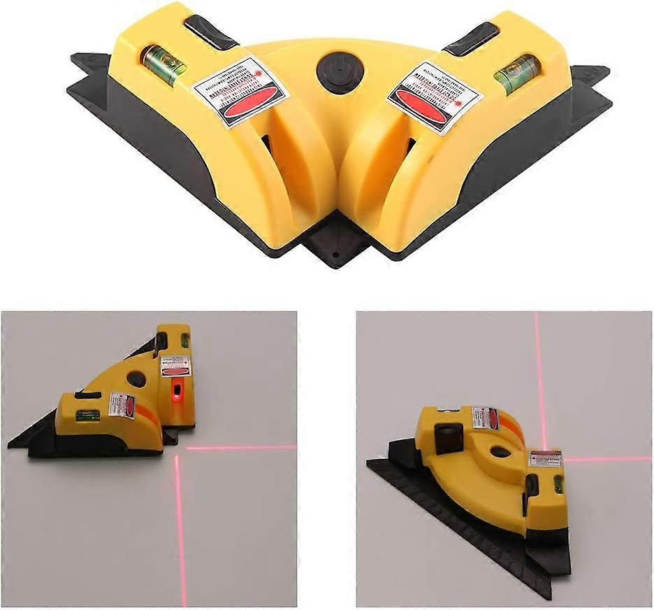 Laser Level, Right Angle 90 Degree Horizontal Horizontal Laser Line Projection Line Alignment Shaping Tool