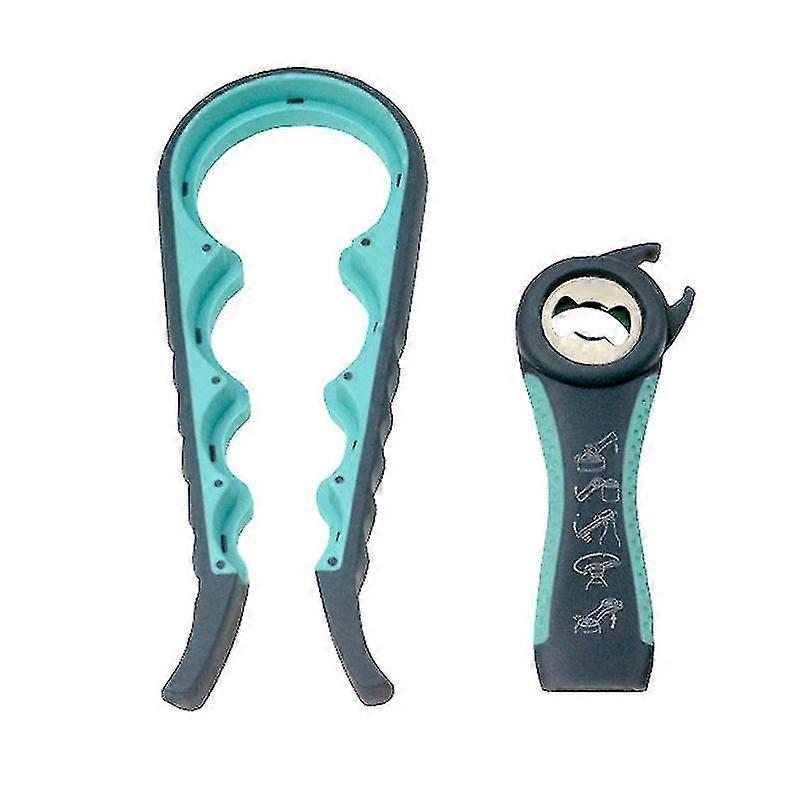 4 In 1 Jar Opener For Seniors With Arthritis, 5 In 1 Multi-function Bottle Opener, Bottle Can Opener Set, Jar Opener For Weak Hands, Jar Opener Grip L