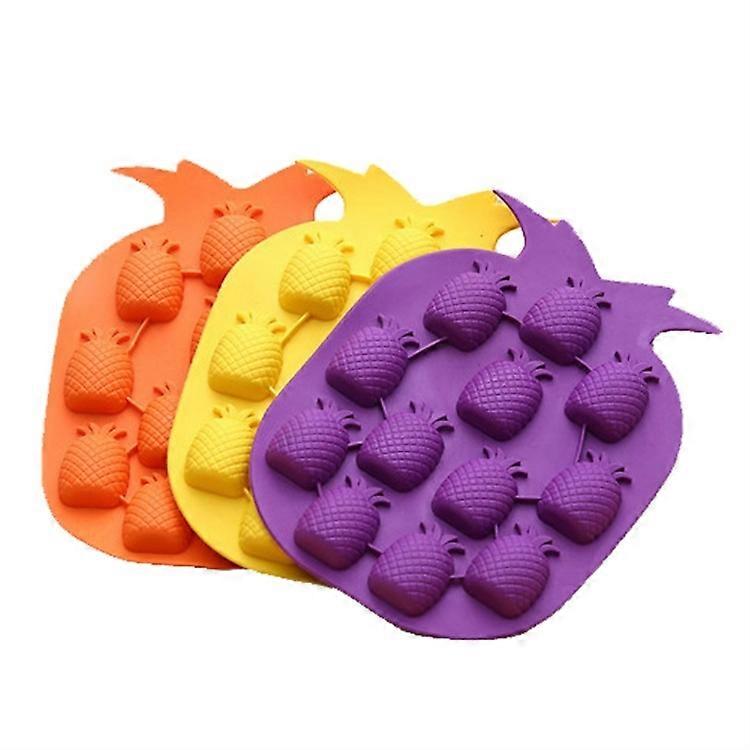 5 PCS Pineapple Creative Silicone Ice Tray