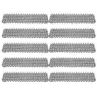 10PCS Chat Scat Mat Anti Cat Stab Mat Chat Tapis Dissuasif Chat Tapis Répulsif pour Animaux de Compagnie compatible Balcon Intérieur Jardin