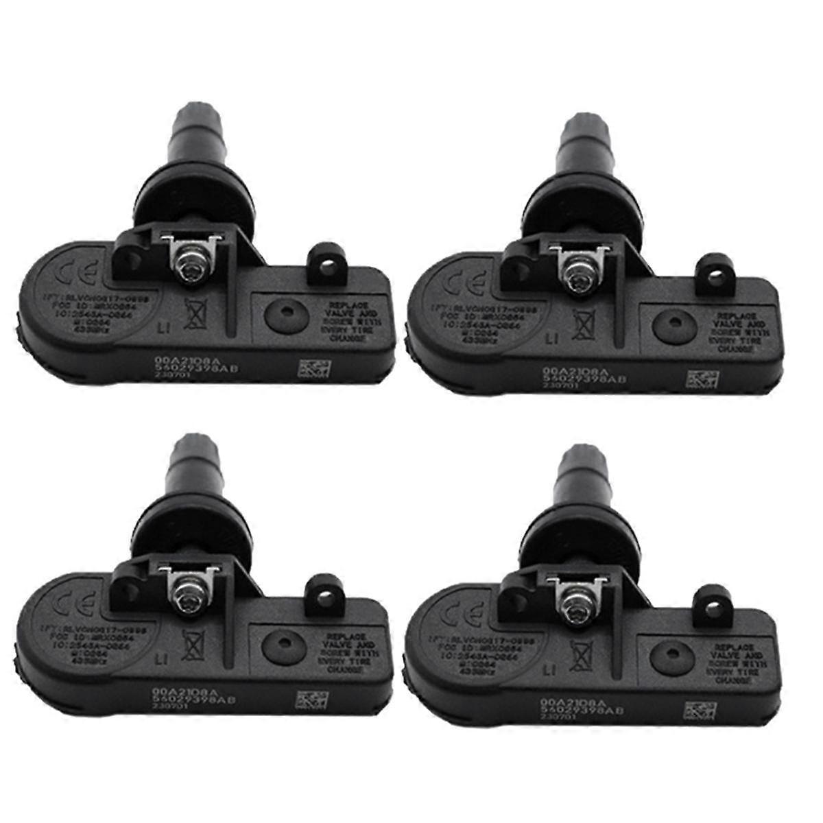 4Pcs Car TPMS Sensor Tire Pressure Sensor 56029398AB for Durango Ram 500 Tire Pressure Monitor