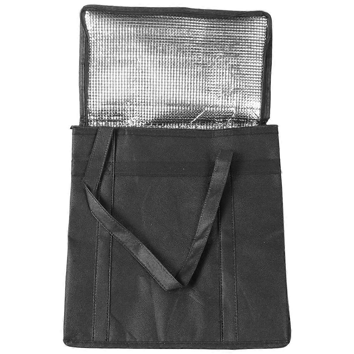2er-Pack isolierte, wiederverwendbare Einkaufstüten, Lebensmittel-Liefertaschen mit Doppelreißverschluss