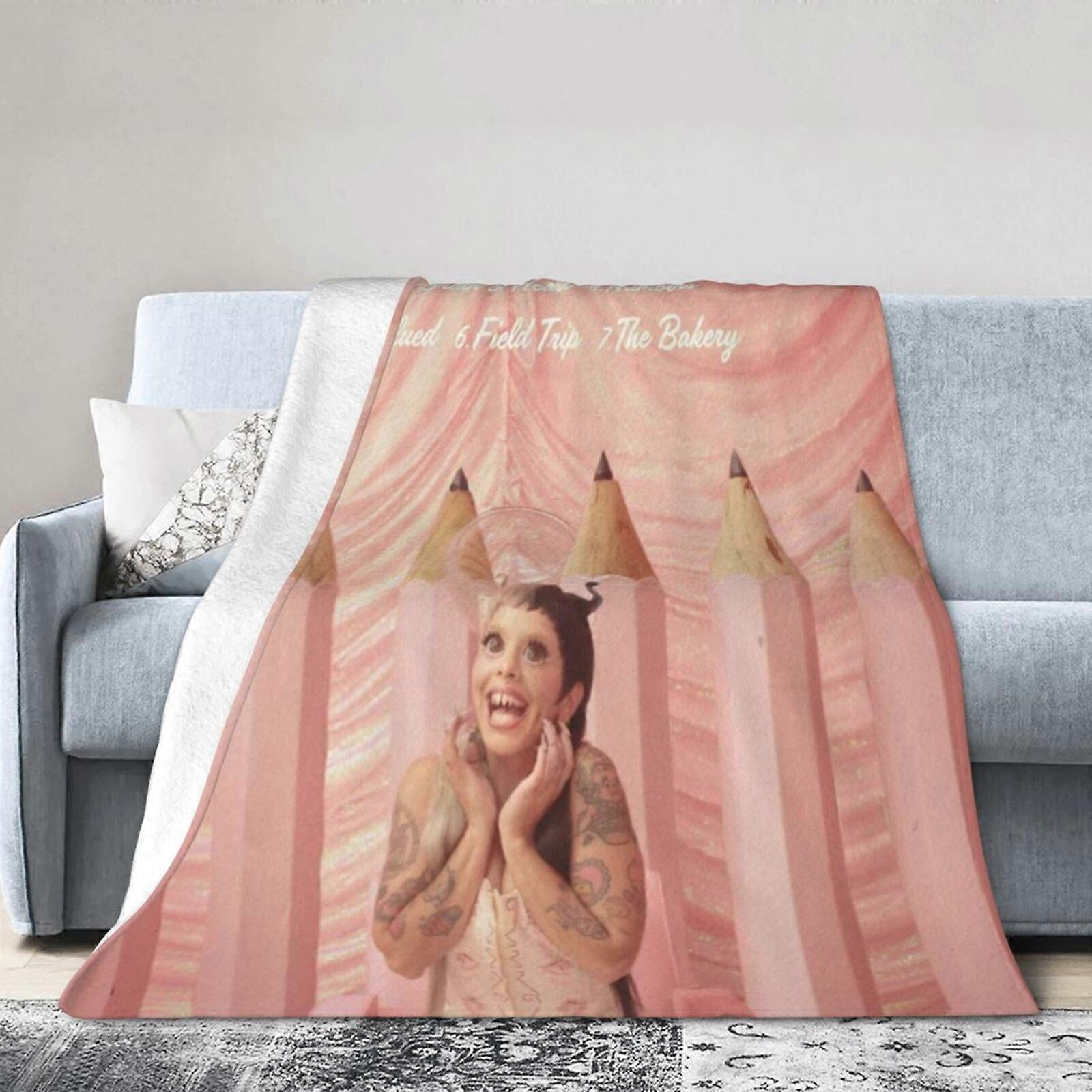 Melanie Martine Flannel Blanket 3d Printing Anime Throw Blanket Unisex Super Soft Plush Blanket For Bedding Sofa 40"-KDE34051