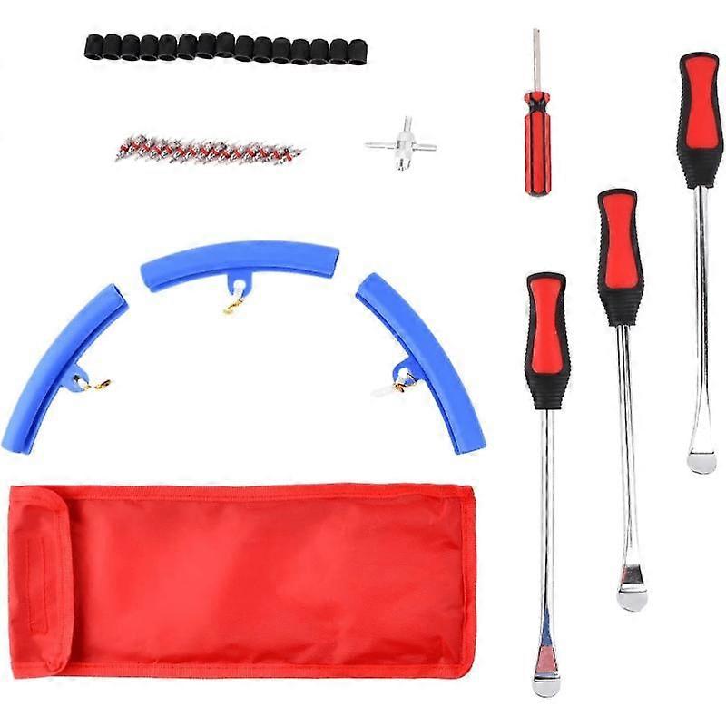 38pcs Motorcycle Tire Changer,Tire Spoons,Tire Tools,Tire Iron,Manual Tire Levers Changer,Suitable for Removing Motorcycle, Dirt Bike and Lawn Mower
