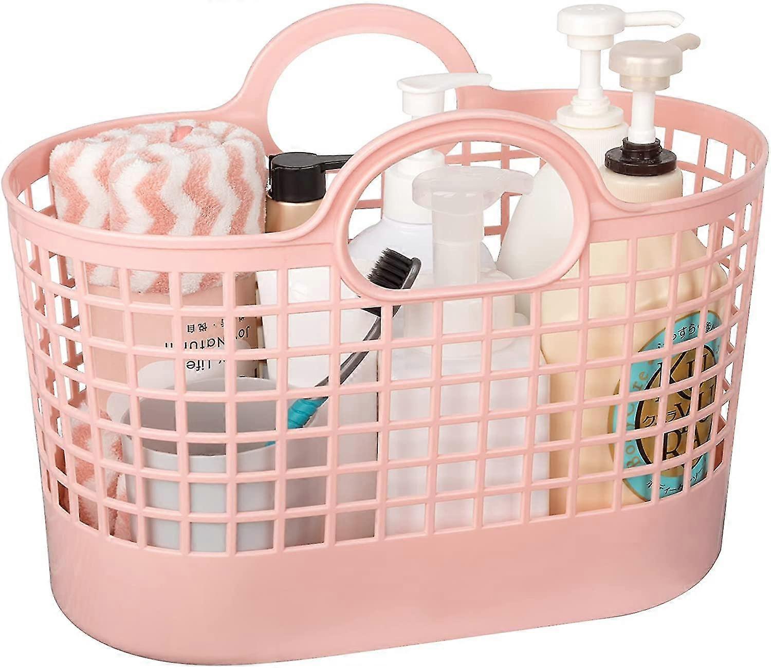 portable shower caddy basket,plastic storage soft carry tote