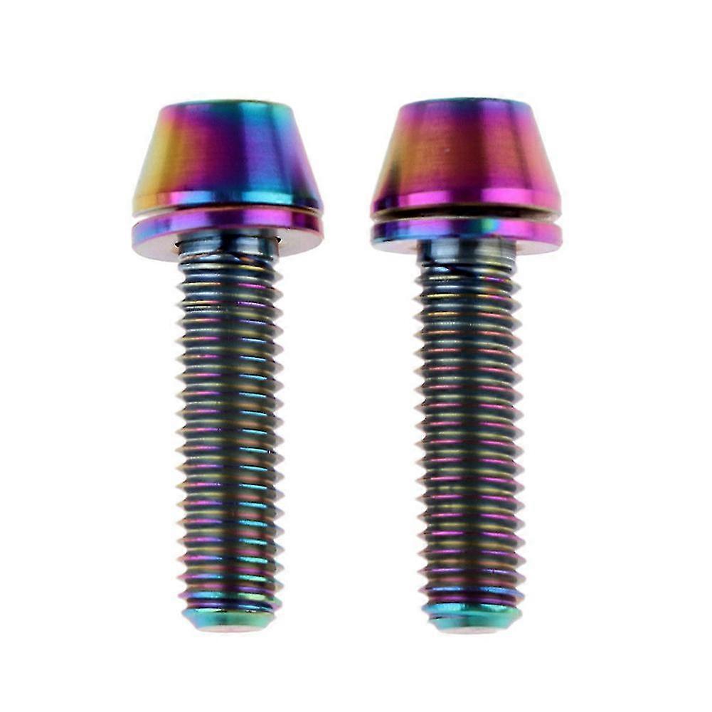 2pcs Road Mountain Bicycle Head Vis avec joint