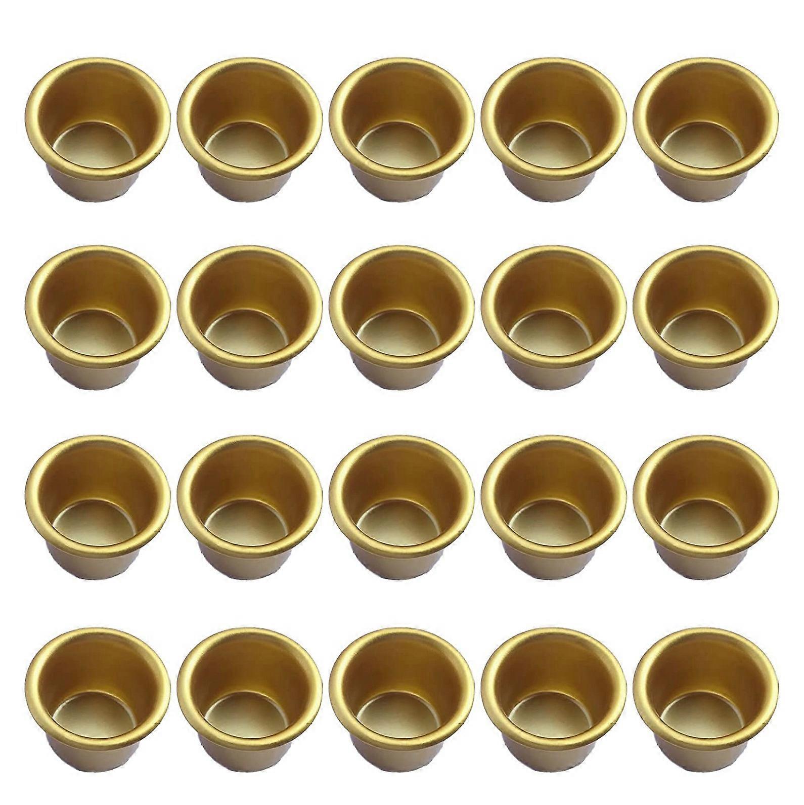 20 Pcs Metal Candle Insert for Taper Candles Decorative Candle Holder DIY Candle Holder Set for Tre