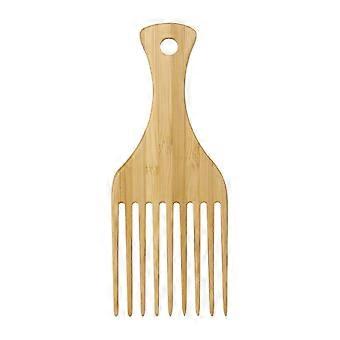  Anti-statique Natural Bamboo Hair Pick Peigne Scalp Massage Long Tooth Detangling Combs
