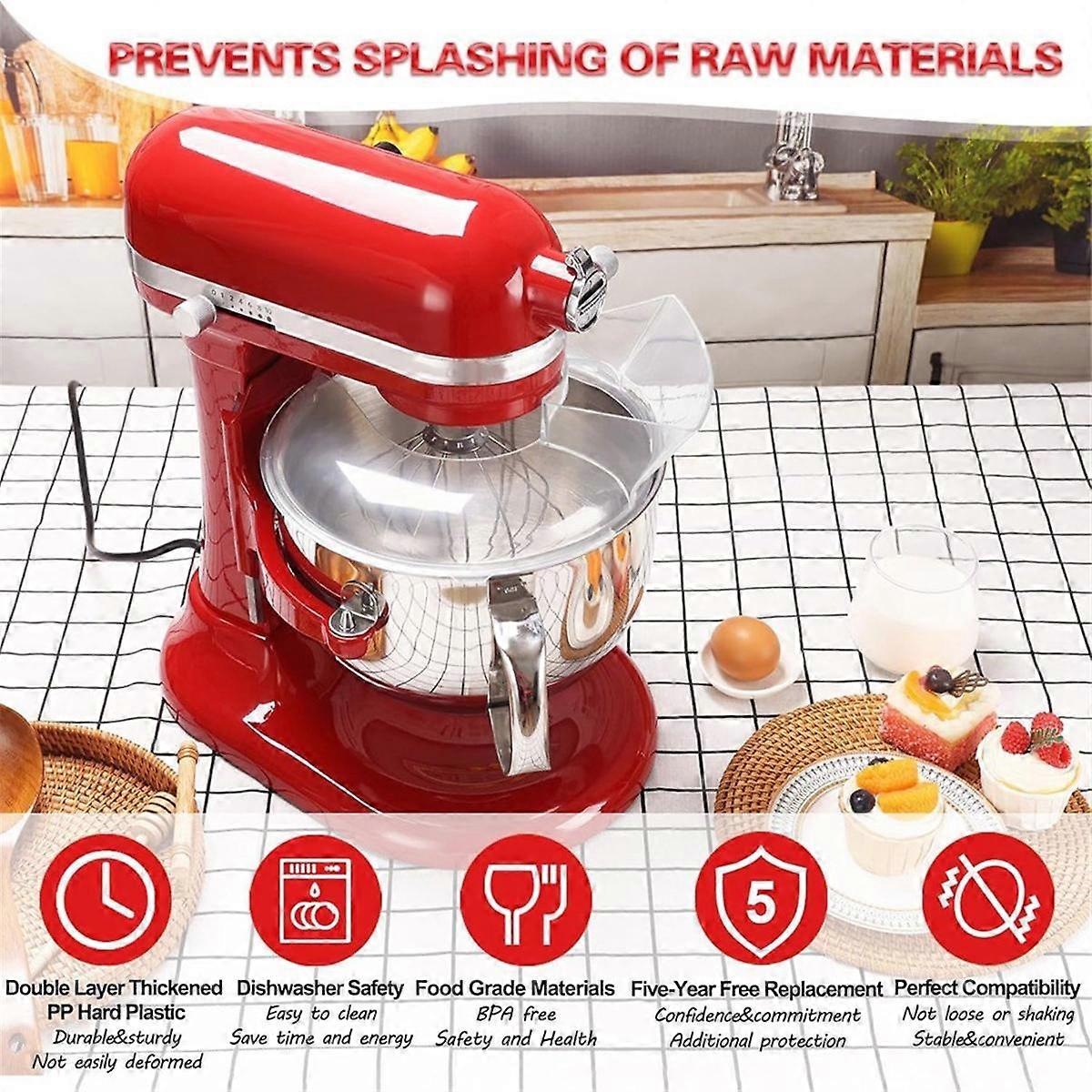 Bouclier Anti-éclaboussures Pour Robot Mixeur - Inox Alimentaire, 14x17 Cm, Protection Contre Les Projections