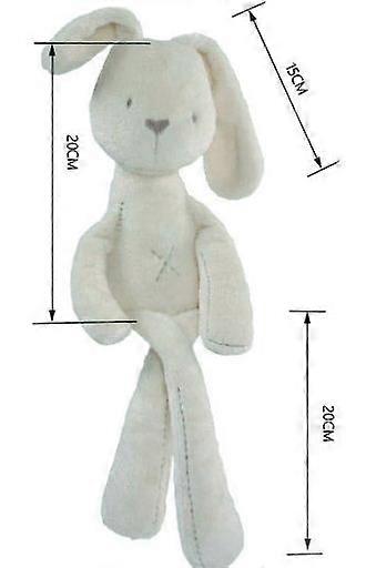 2018 בובת ארנב חמודה צעצועי קטיפה רכים לתינוקות ארנב בן זוג ישן ממולא קטיפה צעצועי תינוקות של בעלי חיים לתינוקות