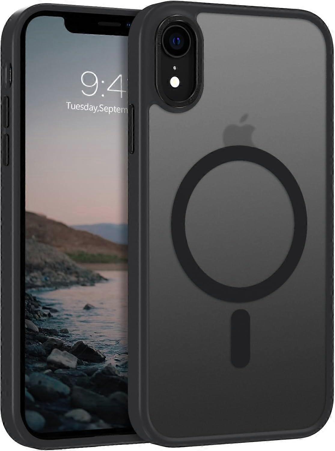 TIANYING for iPhone XR Phone Case, Phone Case iPhone XR Magnetic Case Compatible with MagSafeTranslucent Matte Slim Shockproof Anti-Fingerprint Anti-S