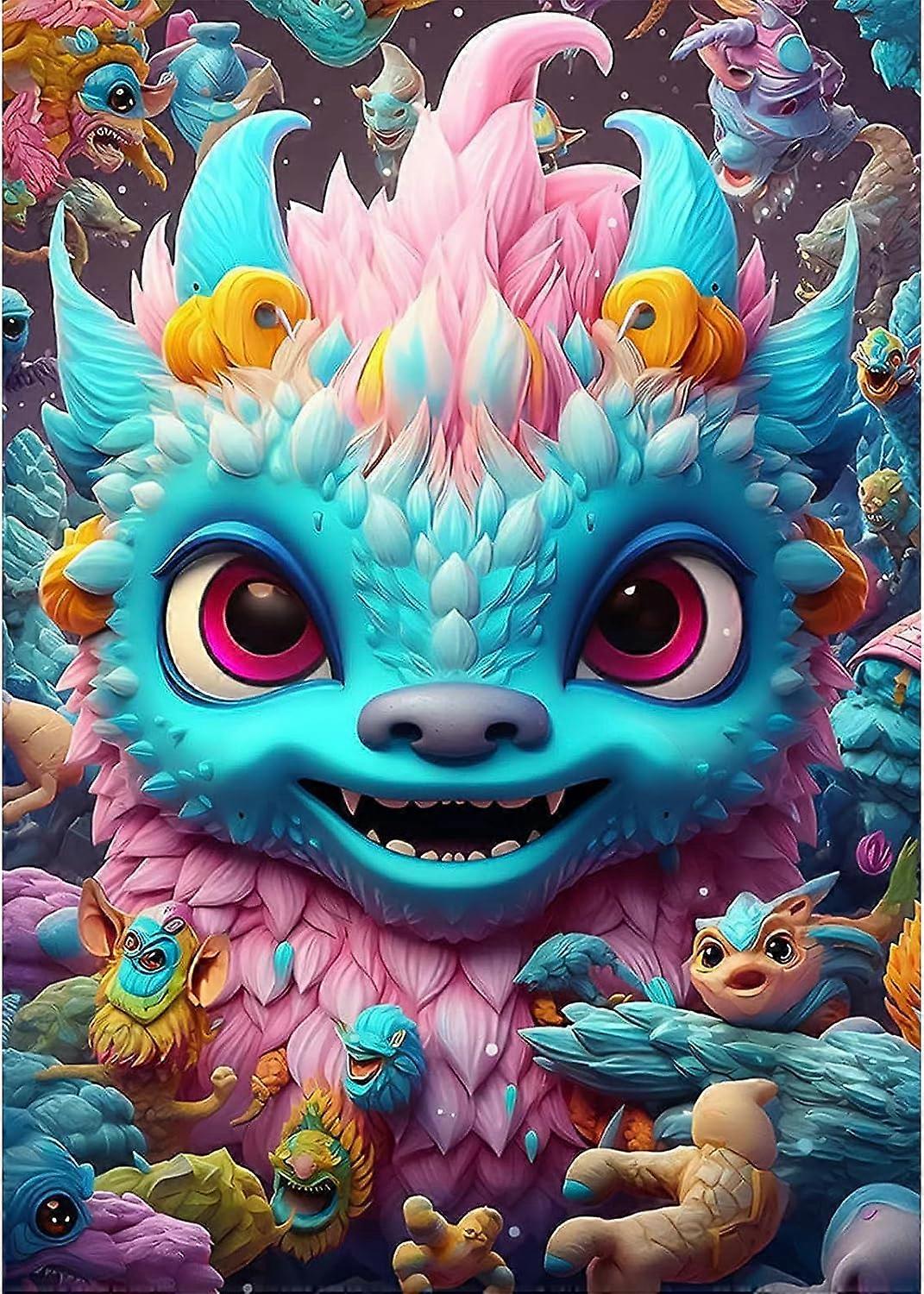 5D diamantmaleri 30x40cm Dragon K