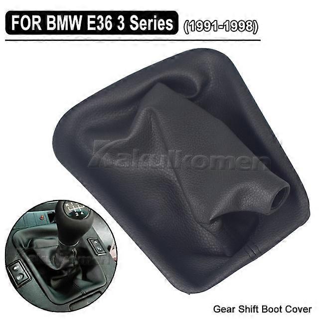 Manual Styling Car Gear Shift Knob Gaiter Boot For BMW E36 3 Series 1991-1998 Anti Slip Shift Knob Dustproof Leather Boot Cover