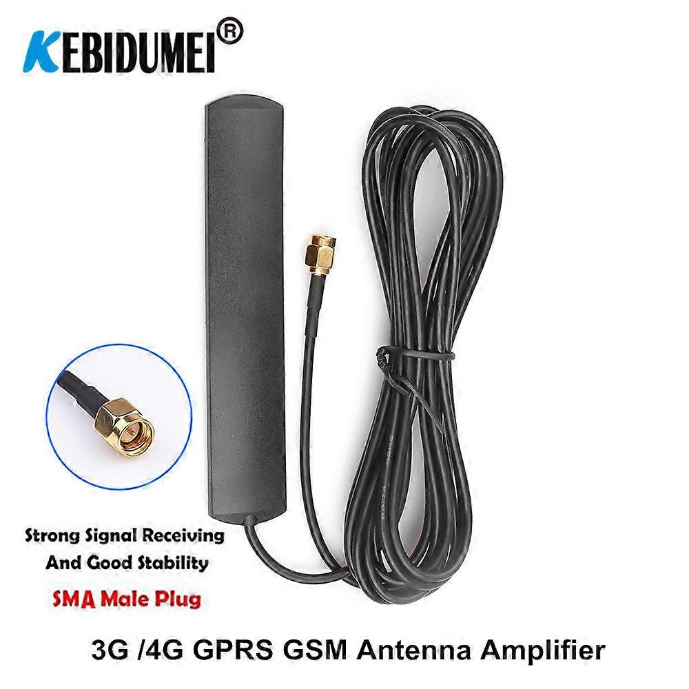 Amplificator aerian antenă SMA GPRS 3M Cablu LTE 3G 4G GSM Conector filet intern 900/1800/2100MHz 3DBi 3-5V