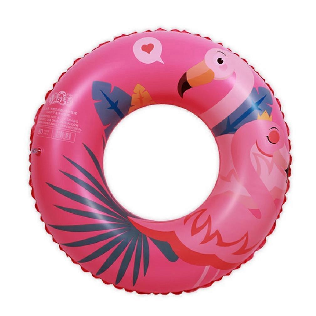 PVC Pink Flamingo Swimming Ring Summer Inflatable Pool Ring for Adults