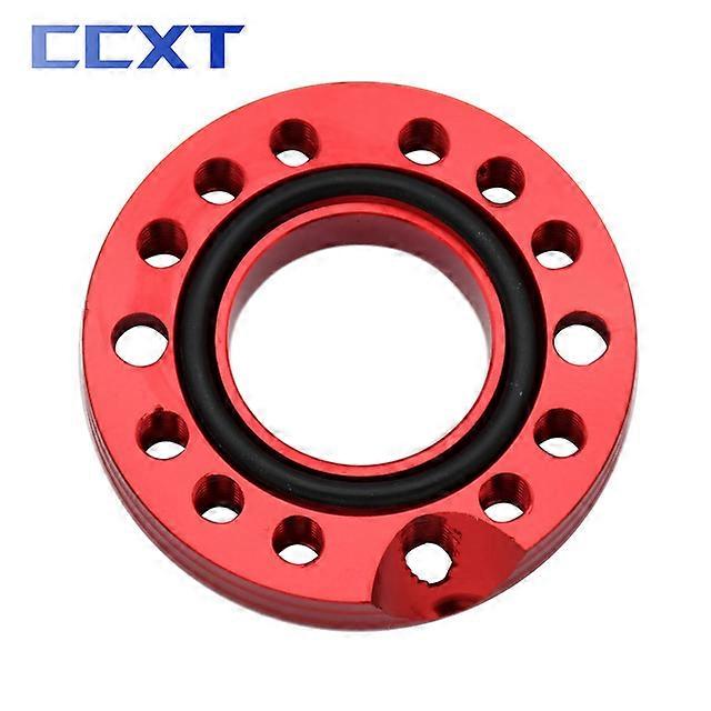 Motorcycle ATV CNC 28mm Carb Carburetor Flange Spinner Plate Adaptor Inlet Manifold Adjuster For Honda Kawasaki Yamaha Universal