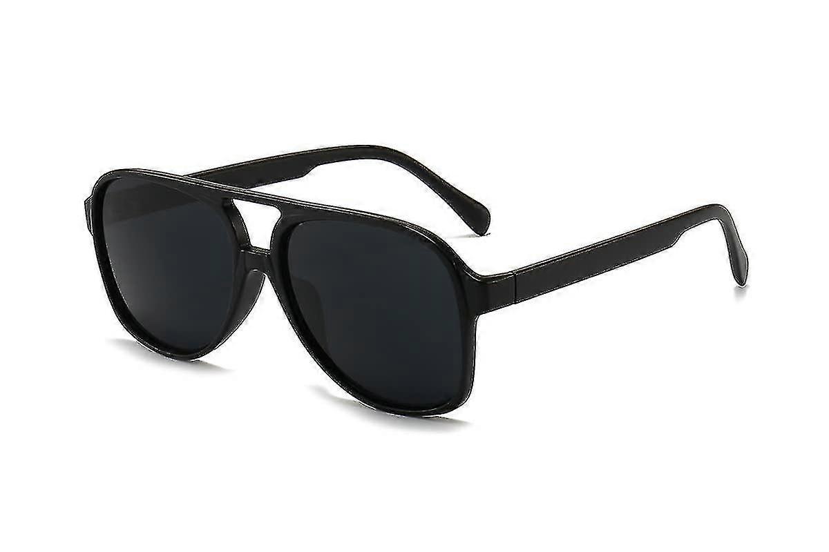 Óculos de sol vintage aviador para mulheres homens 70s óculos retro oversized amarelo lens shades