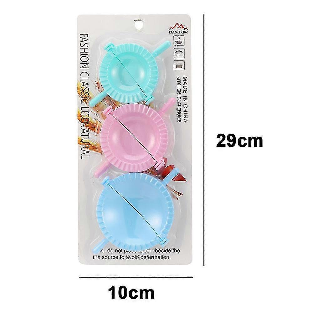 3-teiliges Teigpresse-Set Für Teigtaschen, Ravioli & Mehr – Mit Gewelltem Rand, 10/12/15 Cm