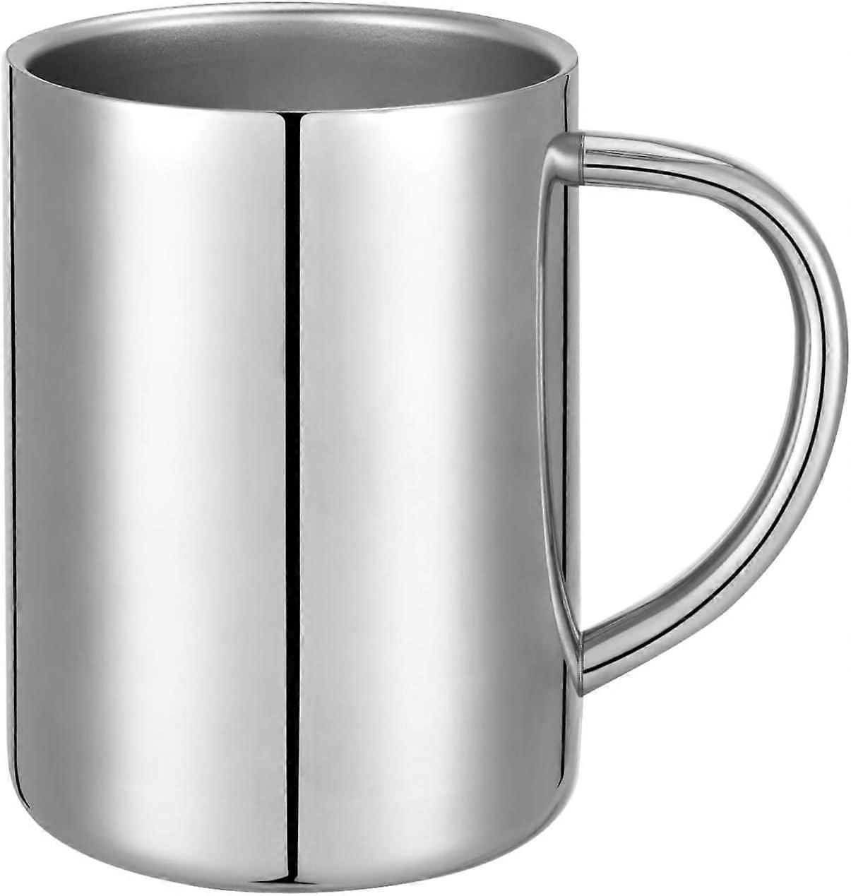 Thermos flask, double-walled thermos flask for hot and cold drinks