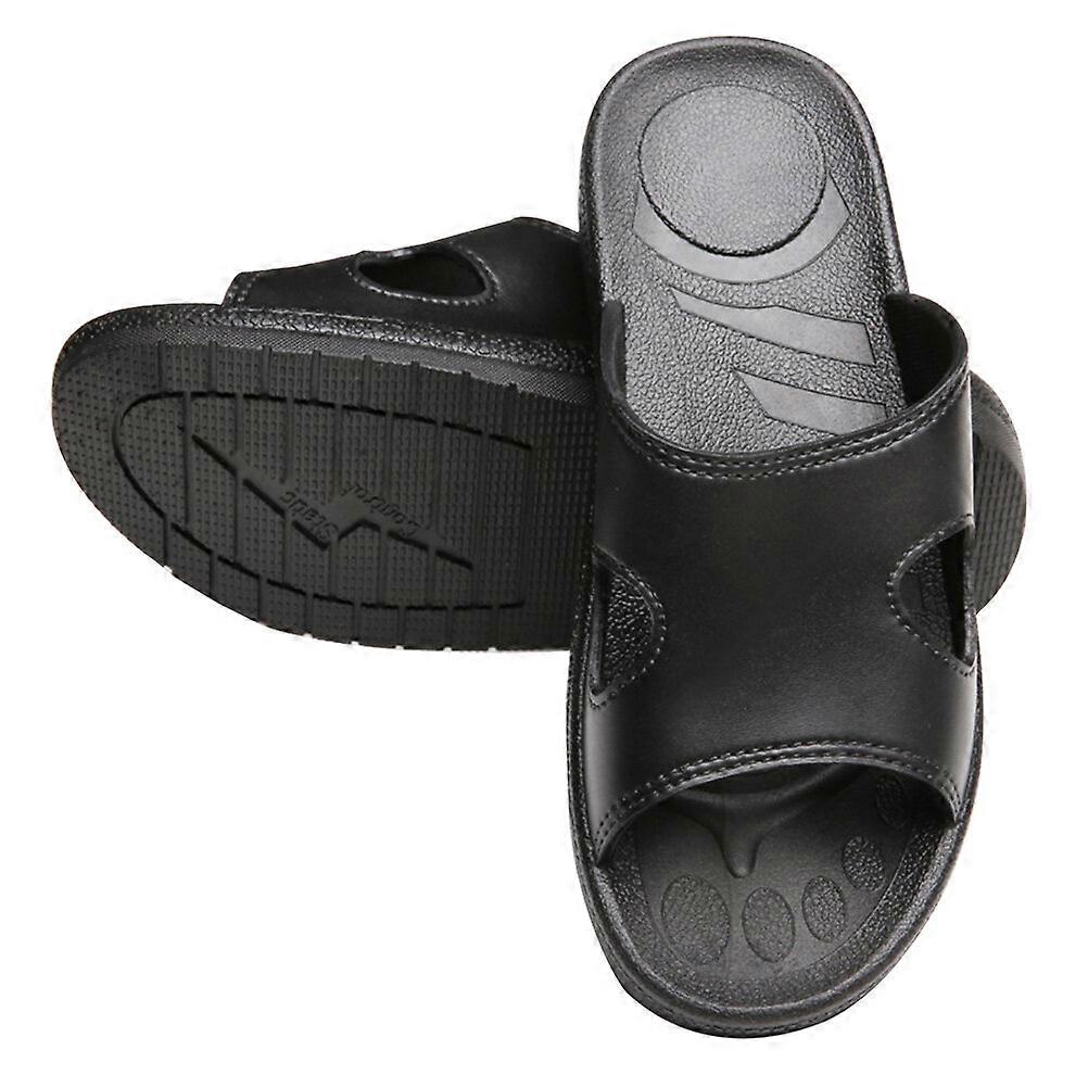 Pantoufles antistatiques Nettoyer les pantoufles de protection sans poussière Nettoyer le fond des chaussures de travail pour les hommes et les femmes (PU Bottom, 40 Yards, Noir)