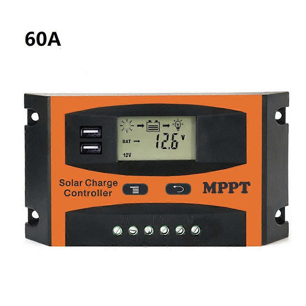 50A/60A Solar Charge Controller Solar Panel Regulator for Renewable Energy
