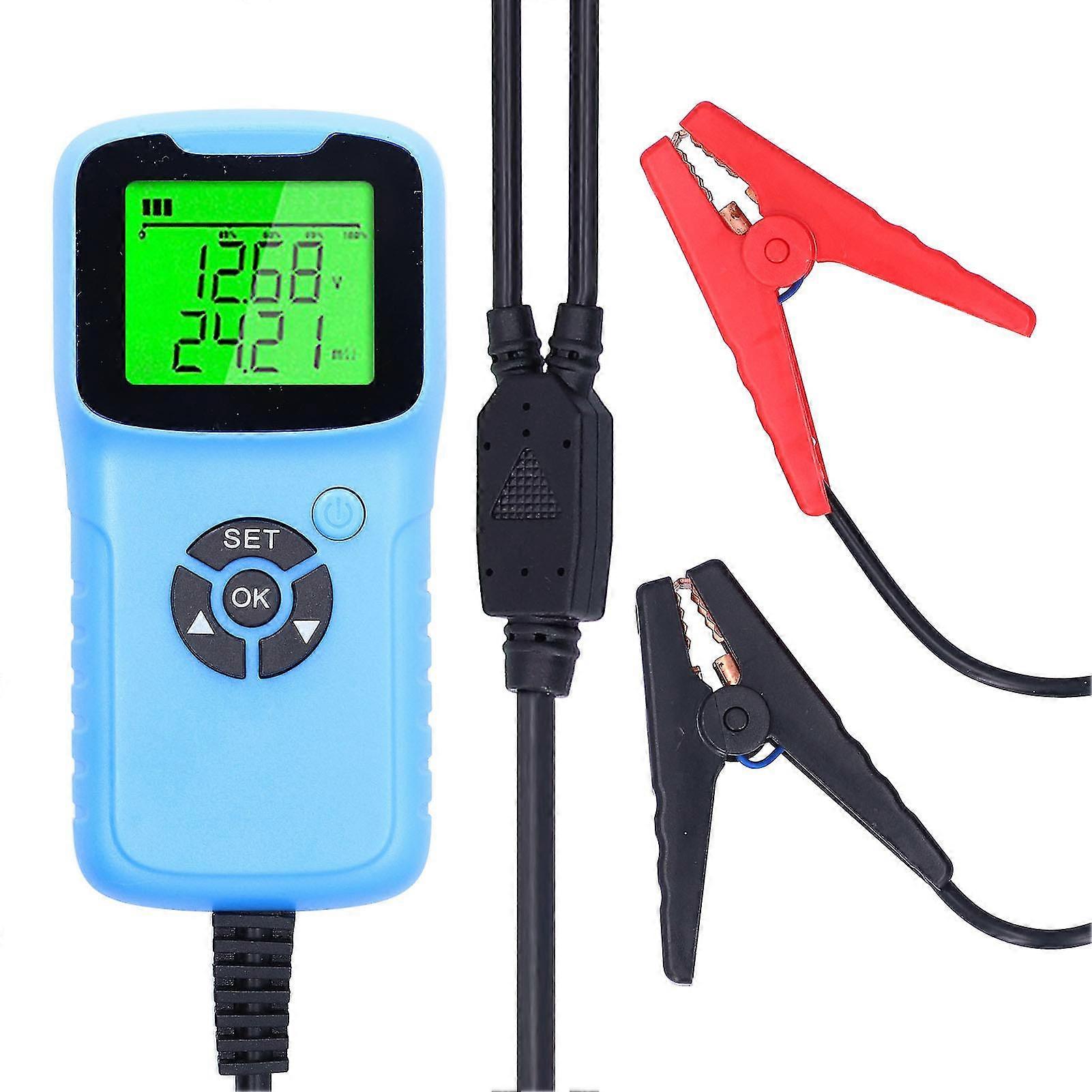 A300 Digital Car Battery Tester LCD Battery Test Analyzer Auto Test Diagnostic ToolsBlue
