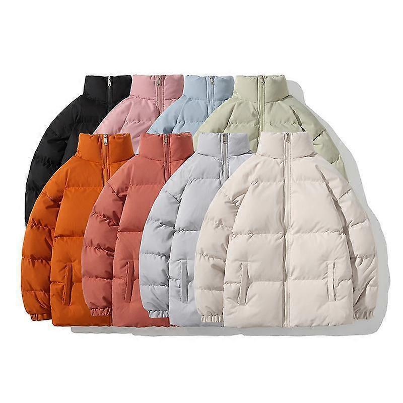 Men's Padded And Thickened Cotton Jacket With Stand-up Collar