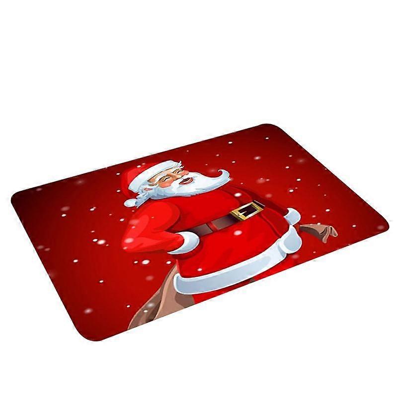 Merry Christmas Decor Happy Snowman Doormats Entrance Front Door Rug