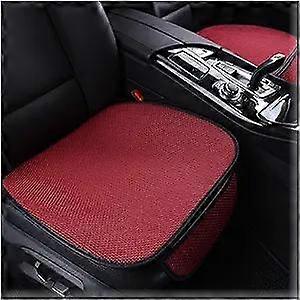 وسادة مقعد السيارة المضادة للانزلاق من الحرير الجليدي ، مجموعة من قطعتين من وسائد المقعد (مع جيوب) ، واقي مقعد سيارة عالمي مسامي ومريح ، إنتيريو للسيارة