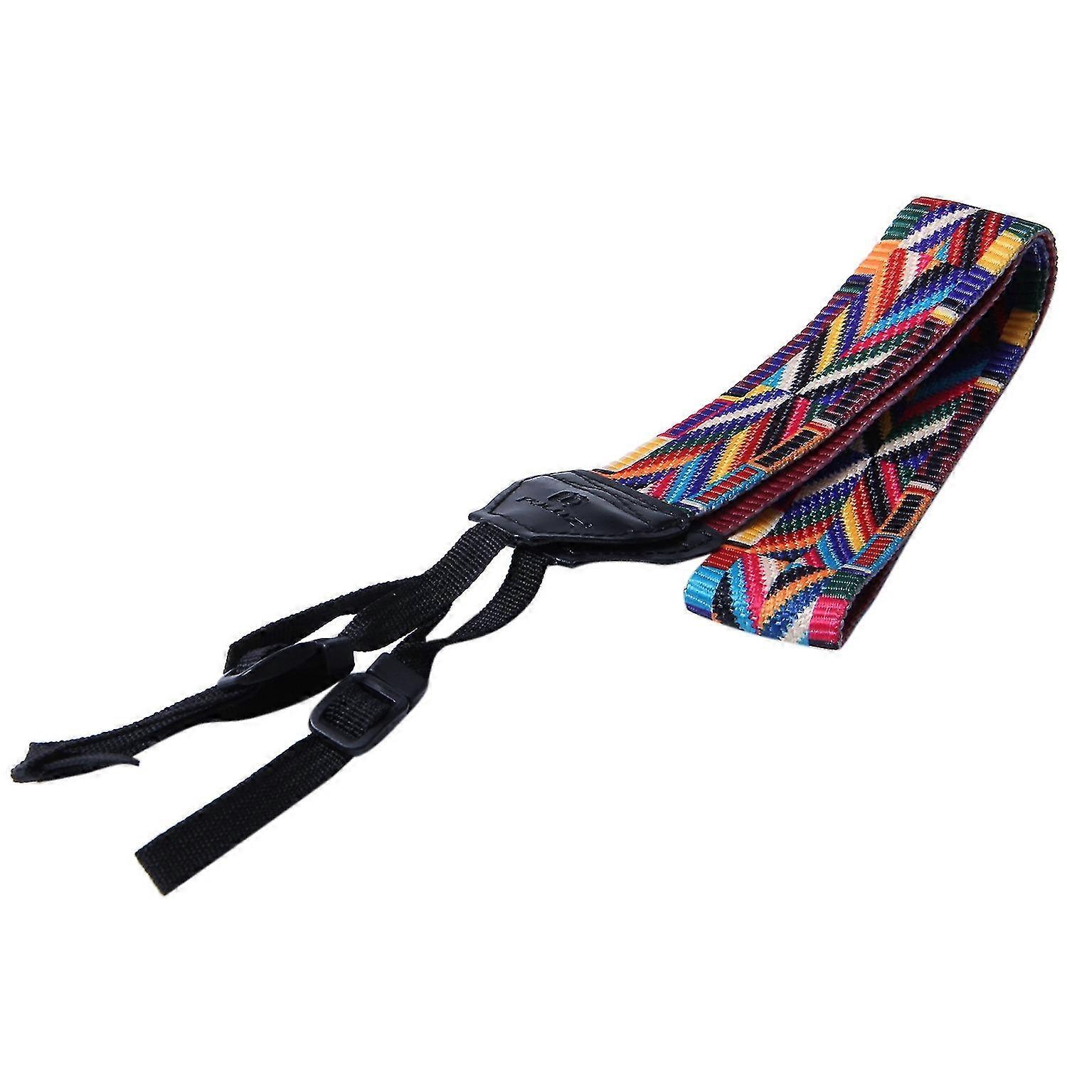 Retro Ethnic Style Shoulder Neck Strap Camera Strap Belt For , ,slr / Dslr Cameras(colorful)