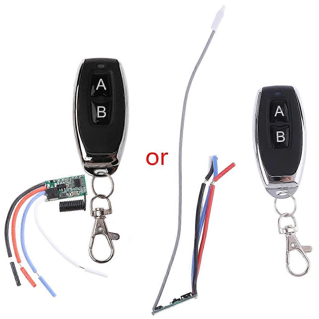Wireless Remote Control Button Light Switch Mini Receiver 3.6V 12V 24V 433MHz