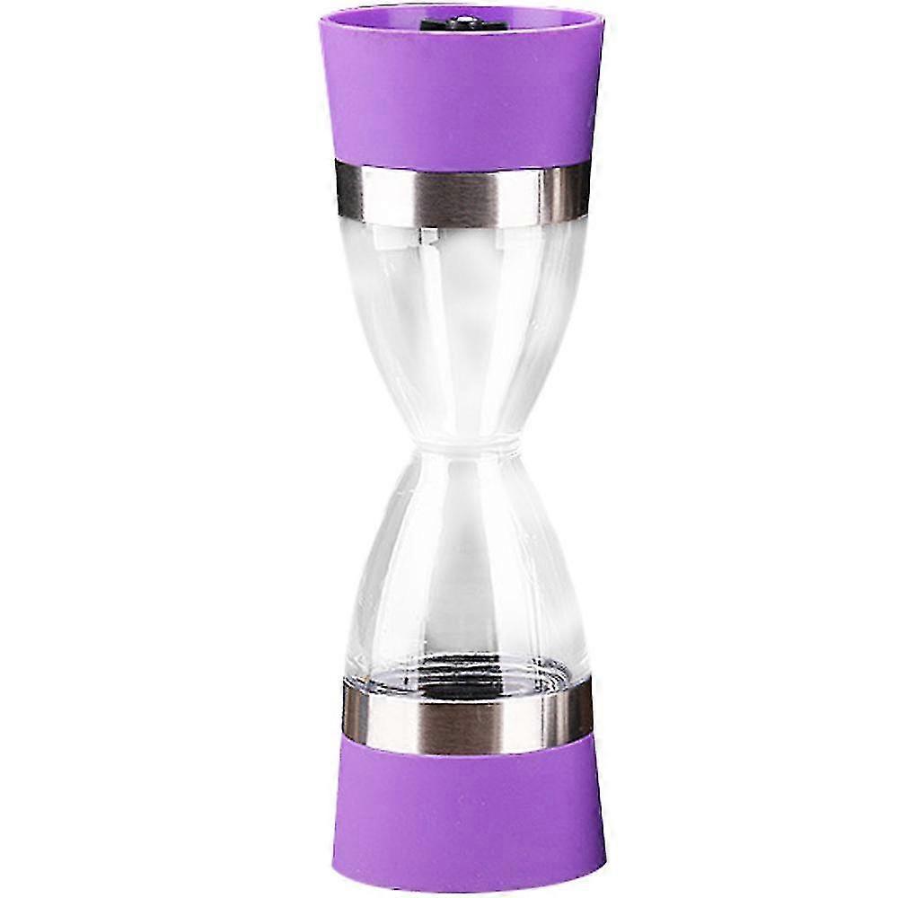 Salt And Pepper Grinder,manual Stainless Steel Salt Pepper Mill 2 In 1