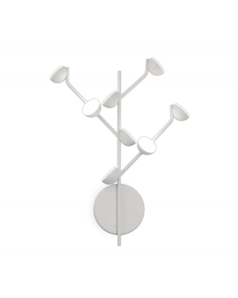 Adn 8 Light Wall Lamp, 24w Led, 3000k, 1320lm, White