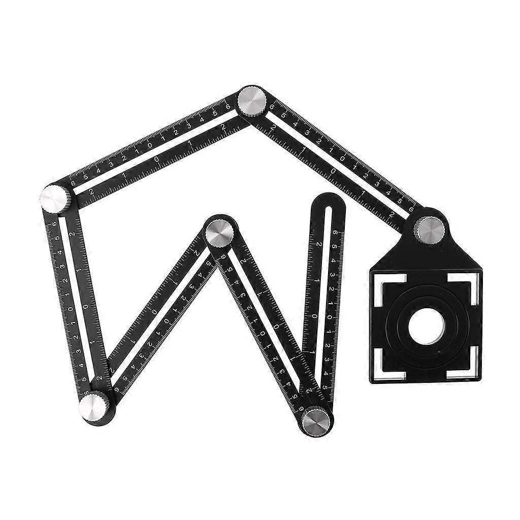 Folding Ruler Tile Hole Positioning Multi Template Angle Rulers