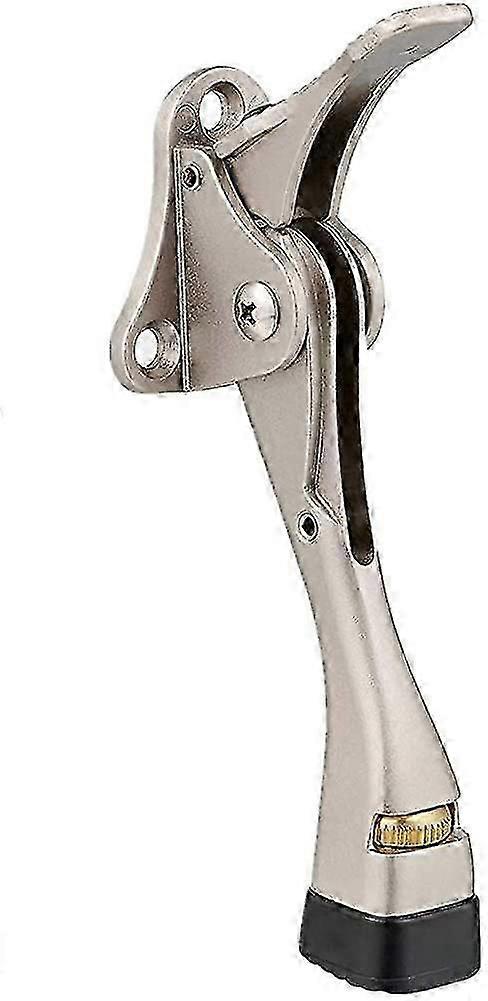 Door Stopper, 2 Packs Kickdown Door Stop With One Touch Adjustable Height And
