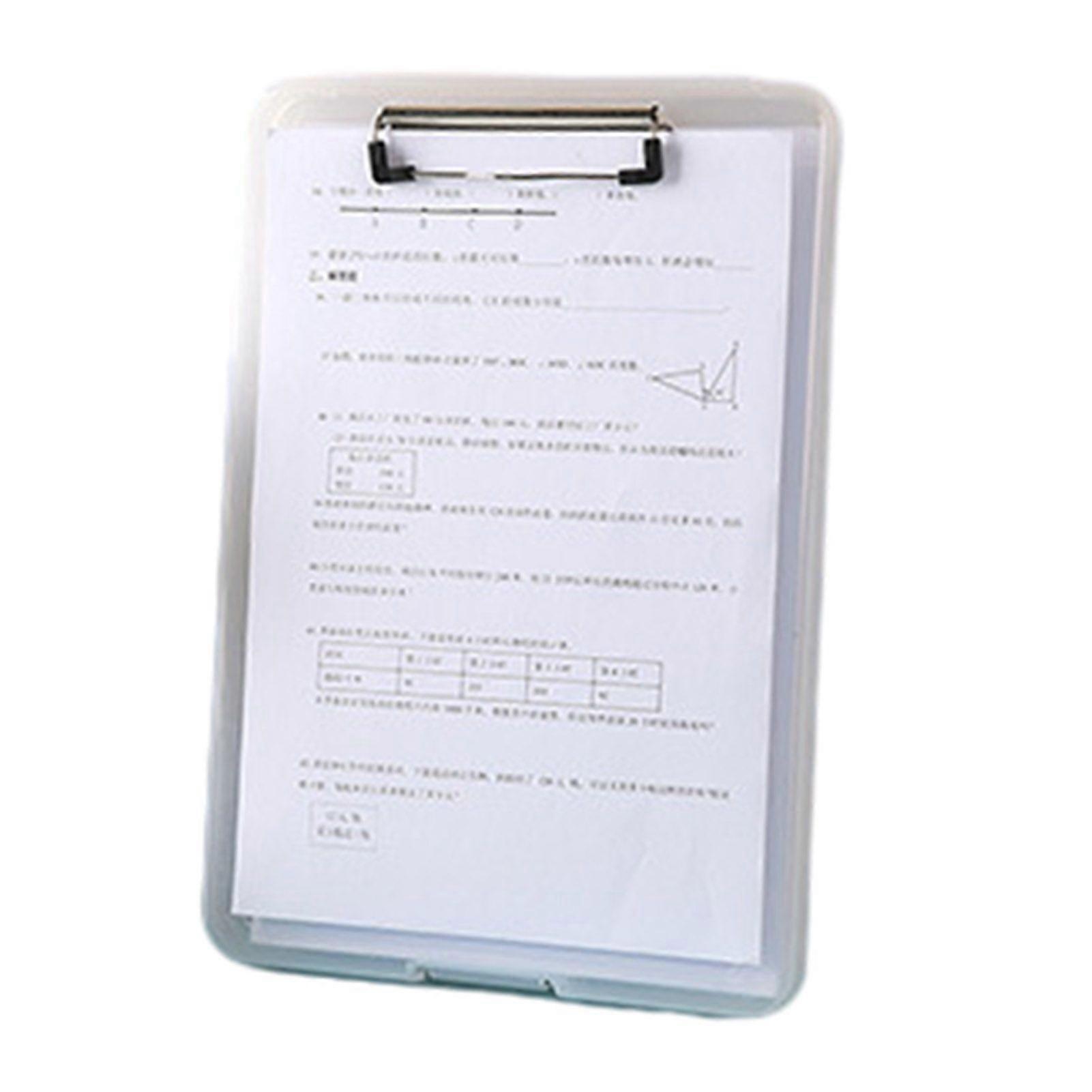 Large Capacity File Box Ergonomic Design Non-Slip Grip Pen Holder Hanging Holes File Folder Organizer