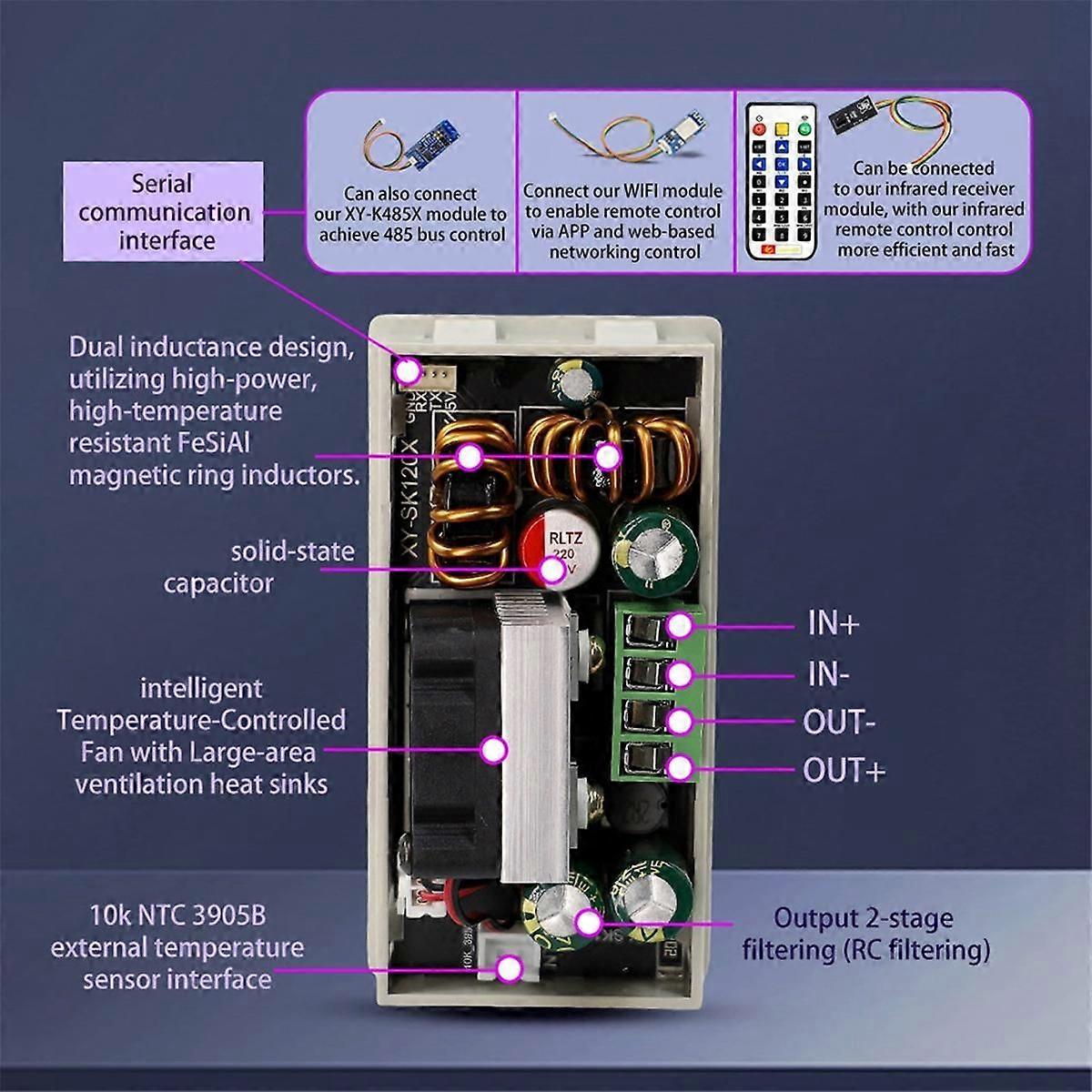 SK120X NC Lift Voltage DC Adjustable Regulated Voltage Power Supply Constant Voltage Current Solar