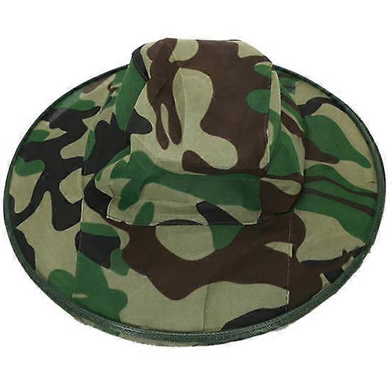 Outdoor Camouflage Hat Mesh Cover Mosquito Insect Bug Net Face Camping Protector