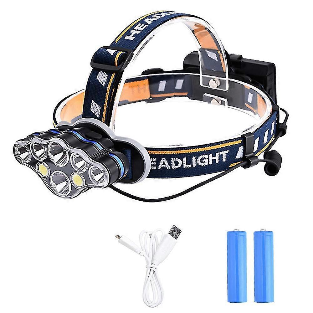 Rechargeable Headlamp, Lightweight Usb Head Light,head Flashlight For Outdoor Running Hunting Hiking