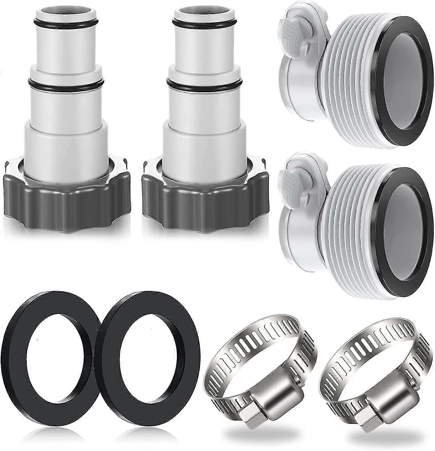 4PCS Pool Hose Adapter, Pool Adapter, Intex Pool Adapter, Pool Hose Adapter, Pump Hose Adapter, Pool Hose Connector  32 and 38 mm
