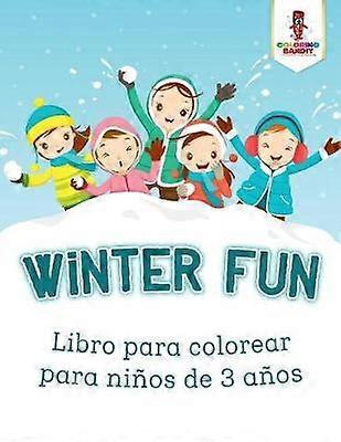Winter Fun Libro Para Colorear Para Nios De 3 Aos